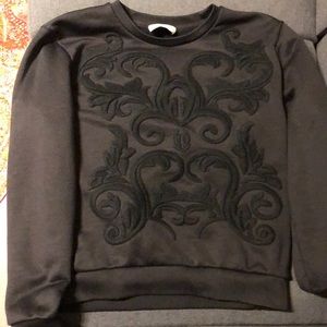 Sandro - black sweatshirt with design